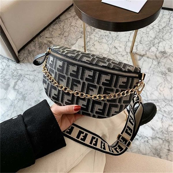 

purse breast bag women's new messenger letter printing small waist lady s