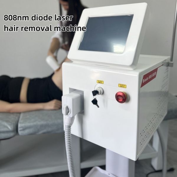 

laser hair removal 2000w ice platinum 808nm laserhair removal machine 755 808 1064 remove epilation, Black
