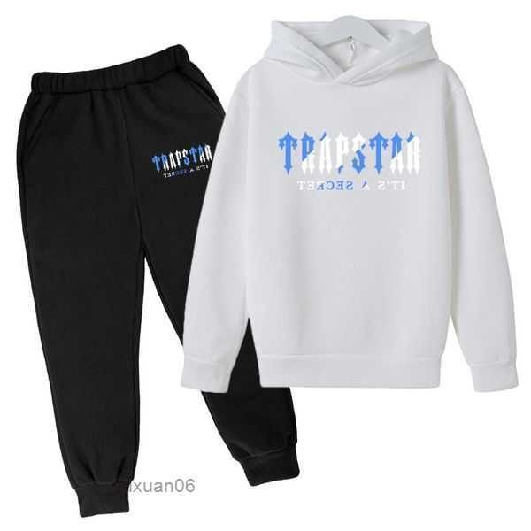 

tracksuit trapstar printed sportswear men's t shirts 16 colors warm two pieces set loose sweatshirt pants jogging 7 g1qo, Gray
