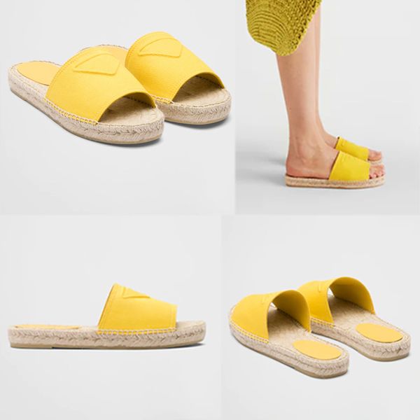 

espadrillas in tessuto colore soleil 1xx619 logo triangolo embossed suola in gomma zeppa fasciata in corda altezza 20 mm womens brand flats, Black