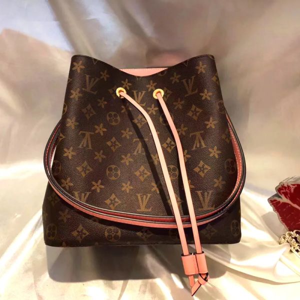 

designer women neoneo fashion shoulder bag purse flower genuine leather bucket bag louise vutton crossbody viuton