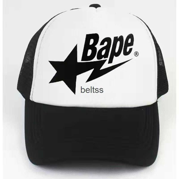 

bapesta cap nigo japanese fashion baseball hat it hip hop mesh hat men's and women's summer outdoor, Blue;gray