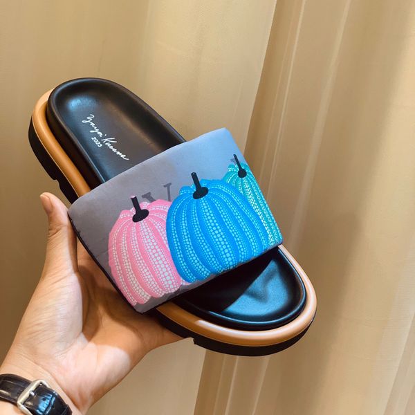 

designer slipper luxury slides brand sandals woman slide men slippers flat bottom flip flop design sneakers leather sandal by 1978 w283 04, Black