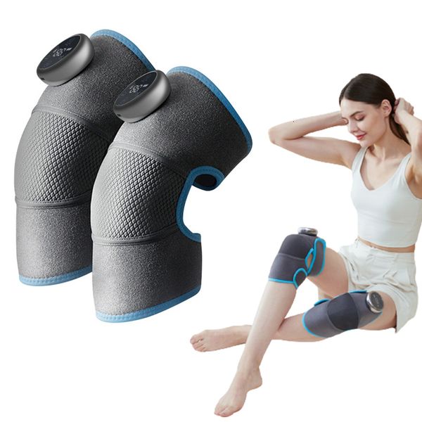 

leg massagers electric heating knee massager vibration compress therapy joint physiotherapy shoulder care pain relief massage device 230504
