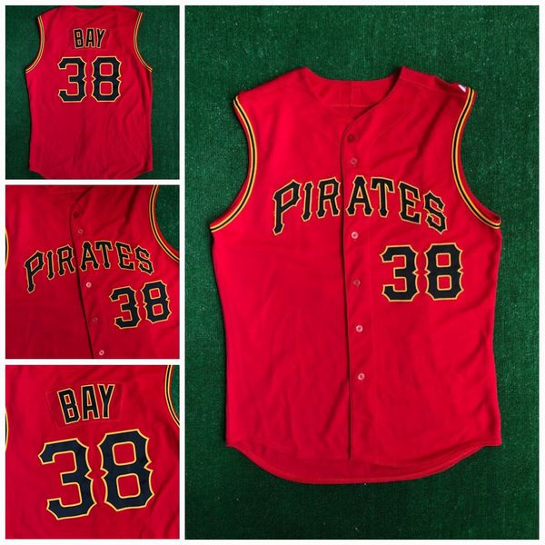 

pittsburgh 2007 38 jason bay pirates jersey sleeveless red, Blue;black