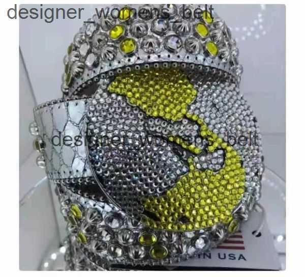 

2023 designer bb belt simon belts for owen men women fashion shiny kor diamond belt gold big rhinestones multicolour 6c95s, Black;brown