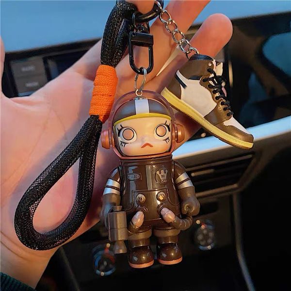 

keychain designer key chain bag charm ladies luxury shoes keychain cartoon key ring fashion car keychain men personalized trendy gift exquis, Silver