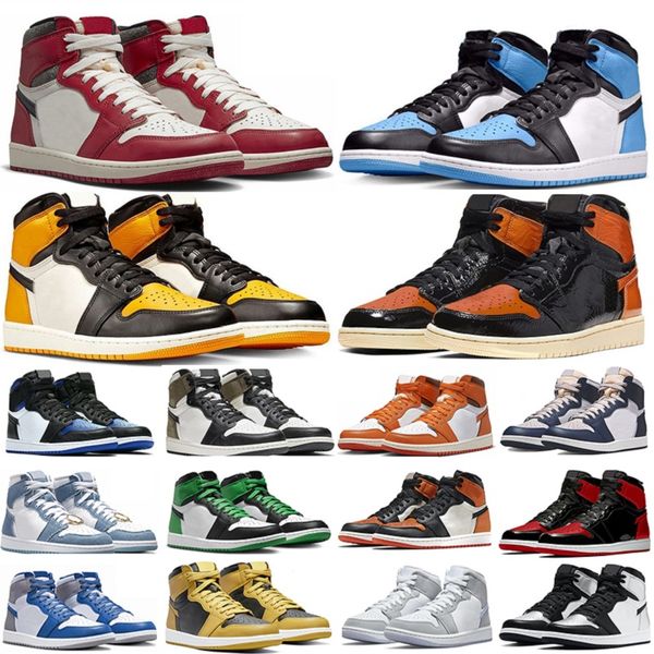 

men basketball shoes bred patent chicago palomino craft sail praline dark mocha denim shattered backboard 3.0 starfish unc midnight navy neu