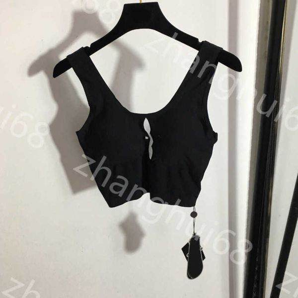 

23ss tank womens tanks camis vest womens designer clothing cross print latex chest pad wipe chest suspender traceless underwear womens cloth, White