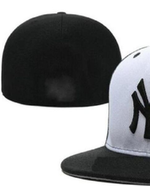 

2023 men's baseball full closed caps summer navy blue letter bone men women black color all 32 teams casual sport flat fitted hats &quo, Blue;gray