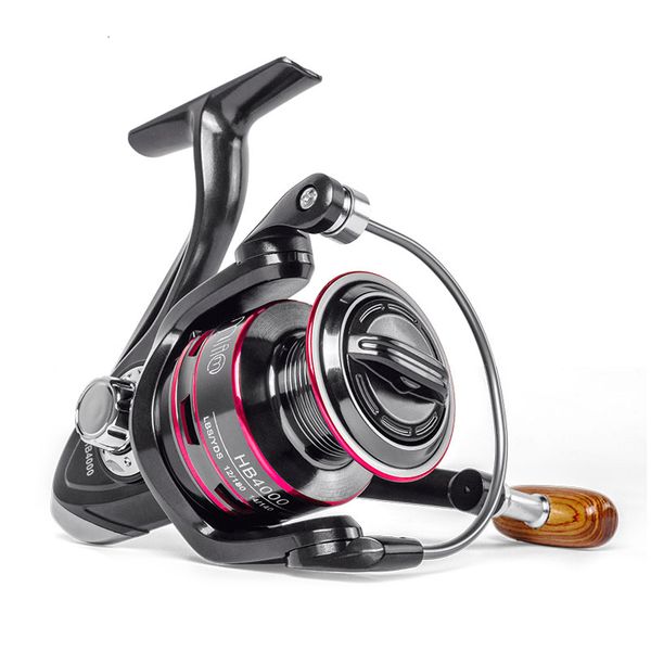 

baitcasting reels hb 5006000 series fishing reel metal spool spinning reel 8kg max drag stainless steel handle line spool saltwater fishing
