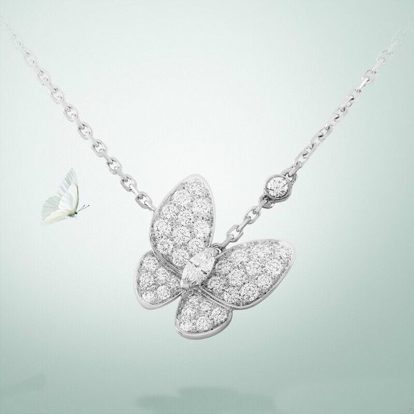 

four leaf clover necklace natural shell gemstone 925 silver designer diamond for woman official reproductions brand designer jewelry crystal