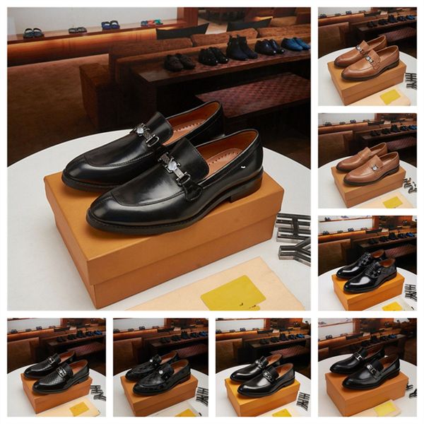 

new leather shoe man casual shoes comfort men shoes youth driving shoes men loafers male footwear mocassins leather shoe size 38-46, Black