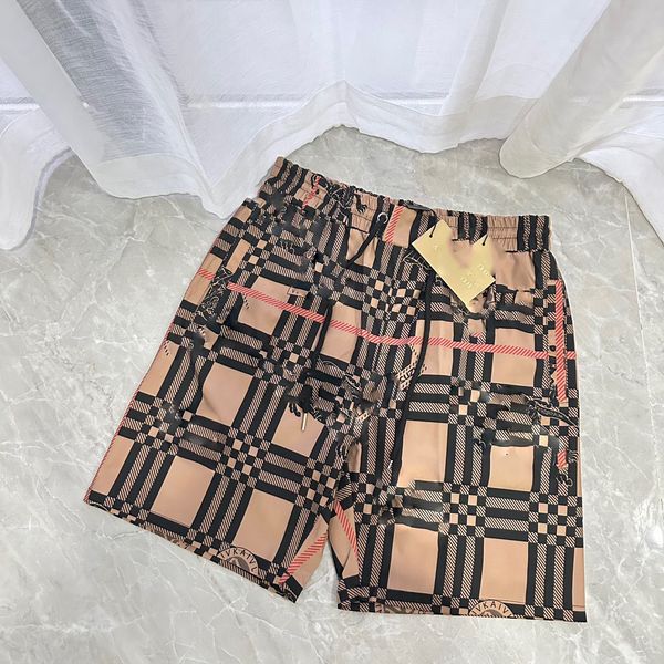 

wholesale summer men's t-shirts fashion shorts new designer boardshort quick drying swimwear printing board beach pants men mens swim s, White;black