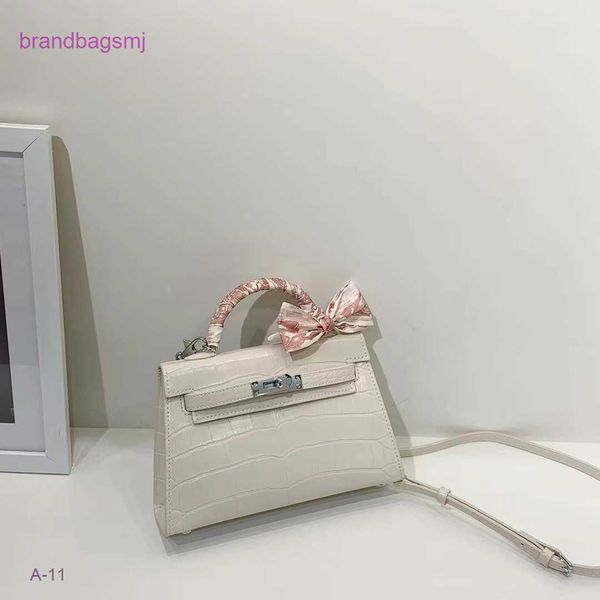 

original designer handbags hermm caihuo qianjin kelys bag 2023 new handheld small women's advanced one shoulder crossbody k112