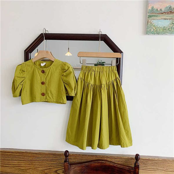 

clothing sets baby girl clothes toddler kids girl clothes set outfits crop and pants 2 pcs clothing sets kids clothes girl summer wear aa230, White