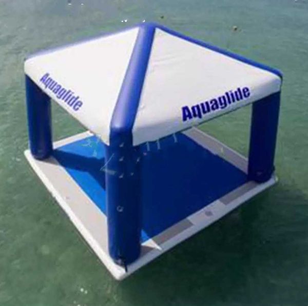 

3m l professional designed inflatable water bar booth water activity platform