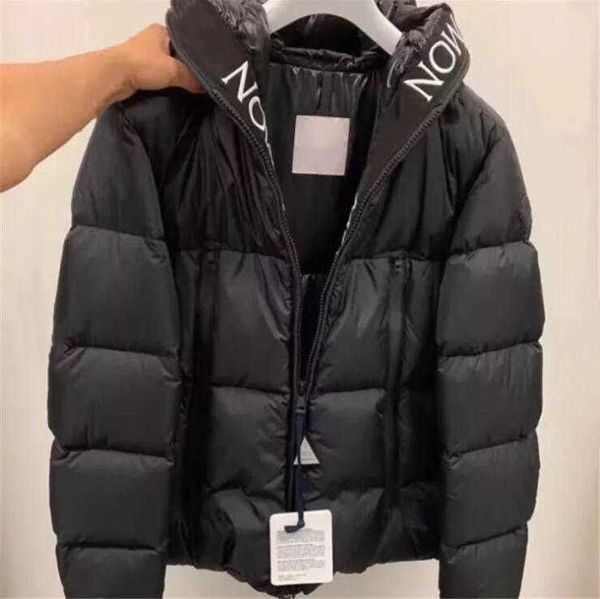 

vanoise flocking down jacket men and women france tide brand cotton vest hooded drawstring designer jacket, Black