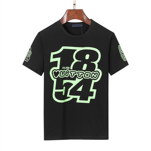 

2023 new designer of luxury t-shirt quality letter tee short sleeve spring summer tide men and women t shirt size m-xxxl jyj37, White;black