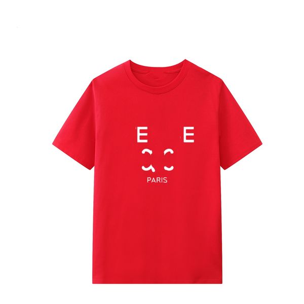 

men's t-shirts fashion men's t-shirt 2023 celins new cotton soft anti-wrinkle retro decorative printing letters casual student lov, White;black