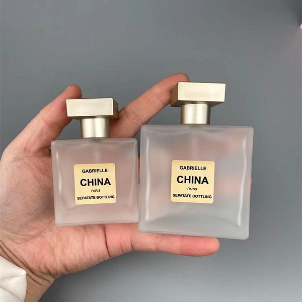 

25ml 50ml square portable glass spray perfume cosmetic empty bottle 50pcs/lot