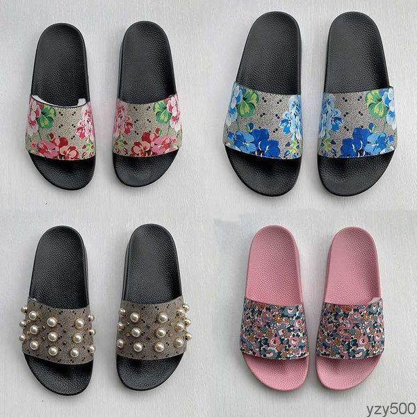 

tsm slippers sheer slides designer luxury women men rubber flower slides transparent jelly slipper summer sandals fashion shoes with box siz, Black