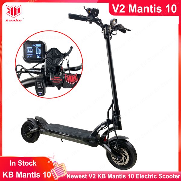 

original kaabo mantis 10 plus v3 version 60v 18.2ah or 24.5ah upgrade nfc display ipx5 waterproof full hydraulic brake