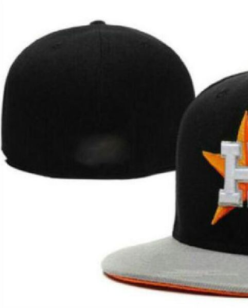 

2023 men's baseball full closed caps summer navy blue letter bone men women black color all 32 teams casual sport flat fitted hats &quo, Blue;gray