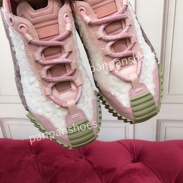 

fashion brand casual shoes women designer leather lace-up sneakers fashion lady flat running letters shoes platform gym sneakers2023, Black