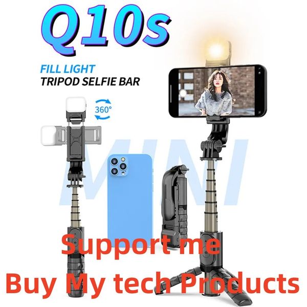 

myytech q10s flexible selfie stick tripod with led light selfiestick wireless remote control phone selfie stick for youtube tiktok live stre