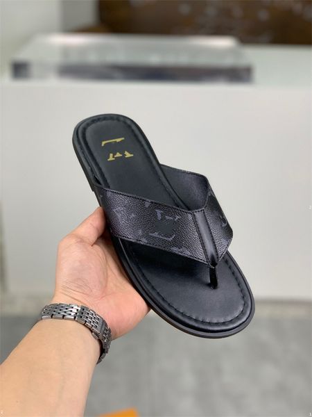 

designer men summer beach slippers luxurious brand fashion outdoor indoor eva soft flip flops male thick serrated sole anti-slip shoes, Black