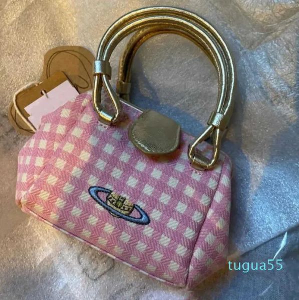 

2023 new fashion designer-women's designer bag pink plaid bag cute portable messenger bag high quality