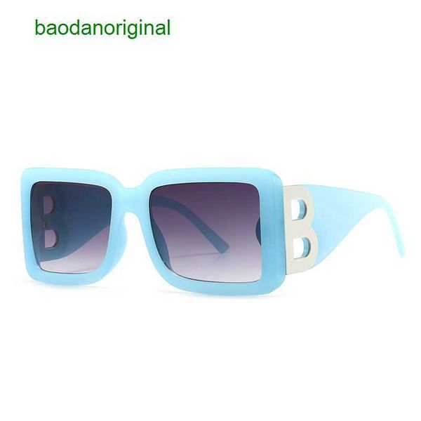 

burbrerys designer sunglasses rock style square metal logo inlaid with modern charm wide leg sunglasses 4301 ktsx, White;black