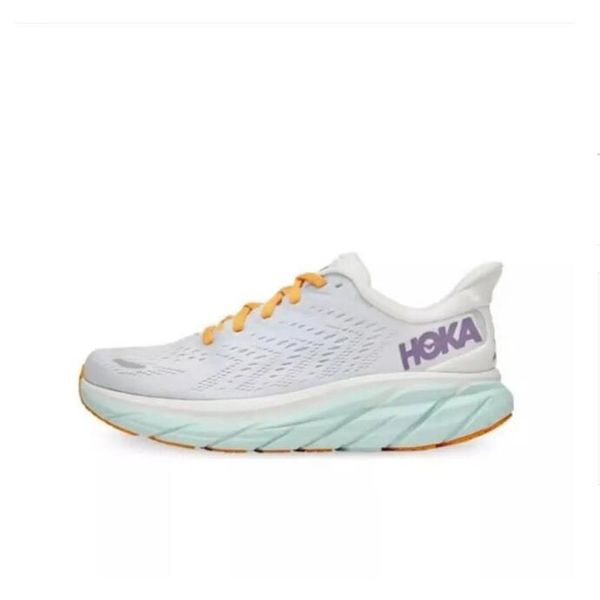 

big kid hoka one bondi 8 running shoes athletic local boots clifton 8 white training sneakers accepted lifestyle shock absorption718, Black