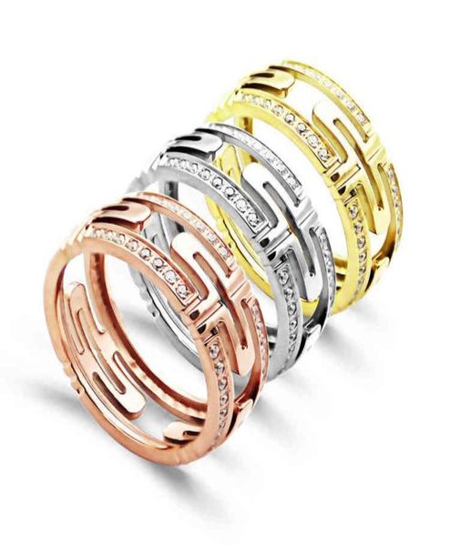 

steel jewelry classic hollow back diamond ring couple word fullfor thanks giving day and christmasfor party jewels2848501, Silver