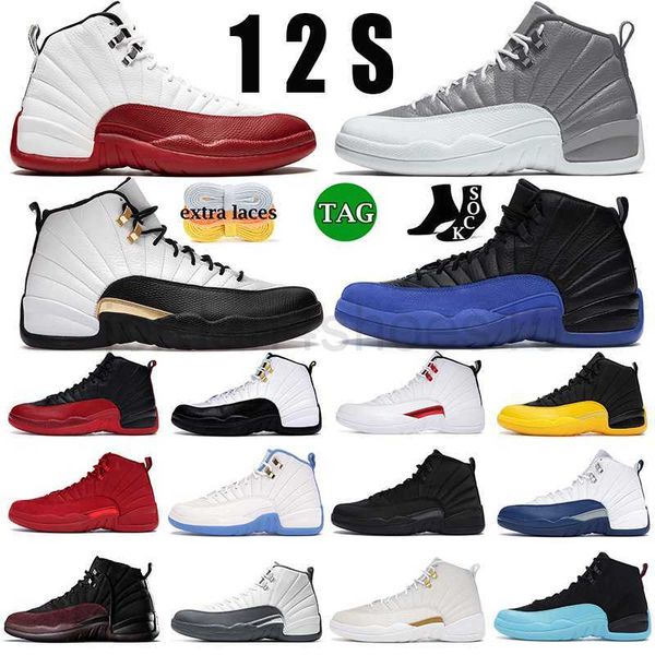 

12 12s men basketball shoes cherry jumpman xii black taxi stealth muslin hyper royal playoffs flu game university gold mens trainers sports