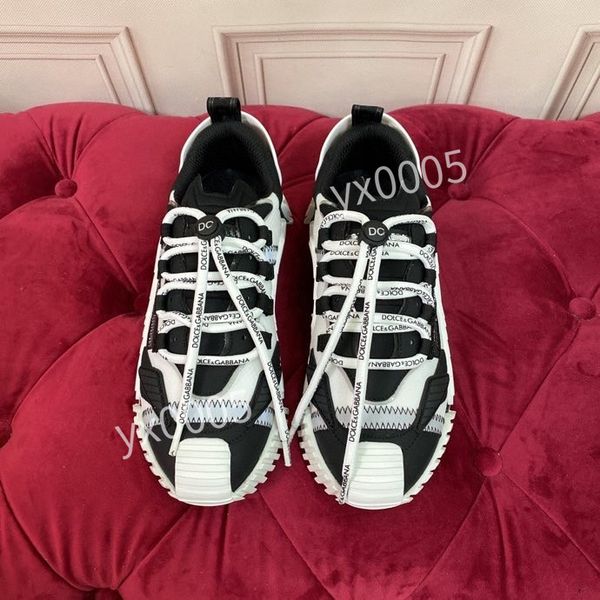 

new brand designer casual shoes white black sneakers leather trainer printed platform trainers shoes2023