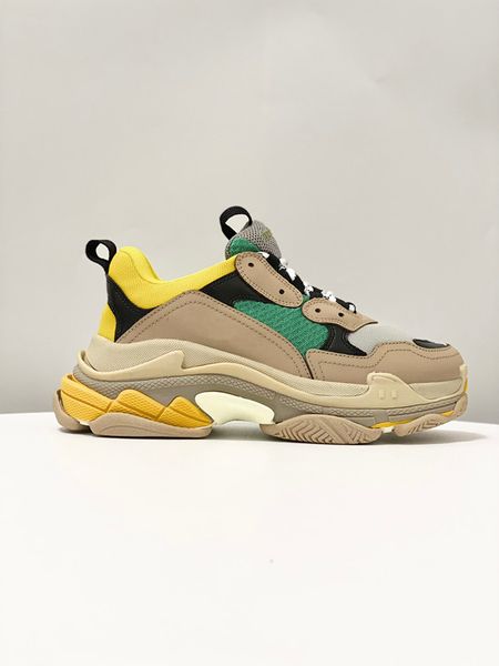 

casual shoes capsule series camouflage men womens stylist shoes thunder lace up sneakers rubber low platform shoe 0420, Black