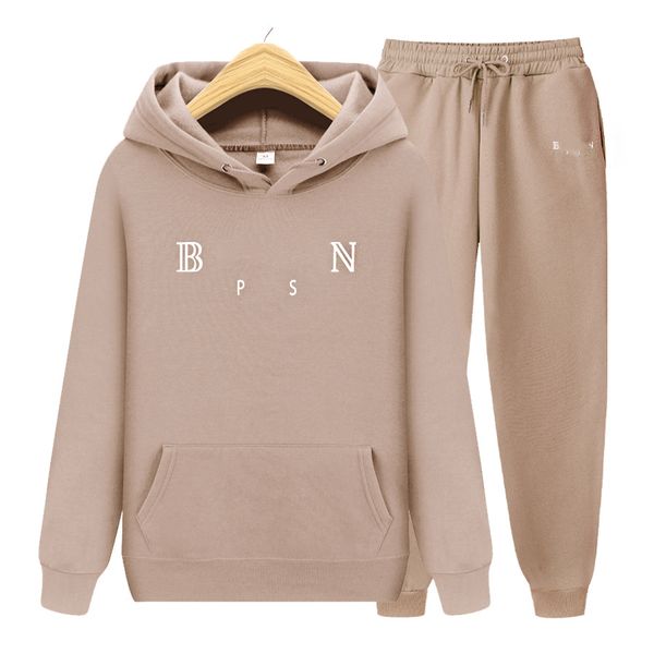 

hoodie suit men's tracksuit sweatshirt tracksuit pants 2 sets fashionable street wear plus size women's jumper, Gray