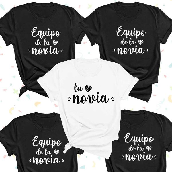 

de la novia latina t shirt men spanish boda espanol wedding t-shirt team bride evjf bachelorette party clothes hen party t shi, White;black