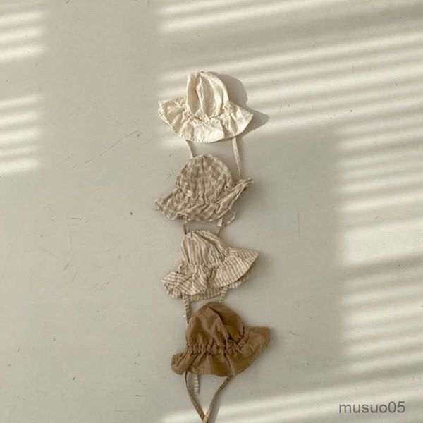 

caps hats style baby hat summer newborn baby bucket hat kids sun hats kids cap children cap outdoor travel beach cap, Yellow