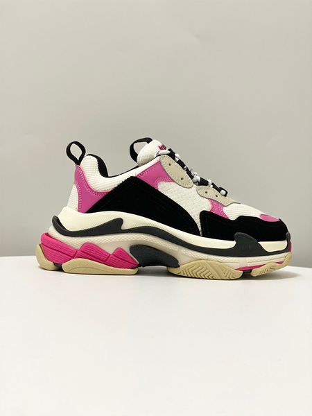 

new triple men women designer casual dad shoes vintage platform sneakers black paris luxuries tennis flat trainers 0420