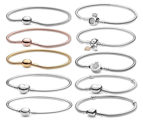 

original 100 925 sterling silver pan original silver bracelet with silver clasp women039s engraving inscription original 11 21032334, Black