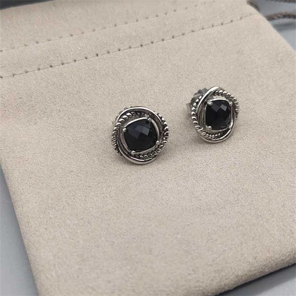 

luxury stud designer earrings orecchini pearl earring classic zircon hoop round crystal agate stone do old vintage craft gold color women je, Golden;silver
