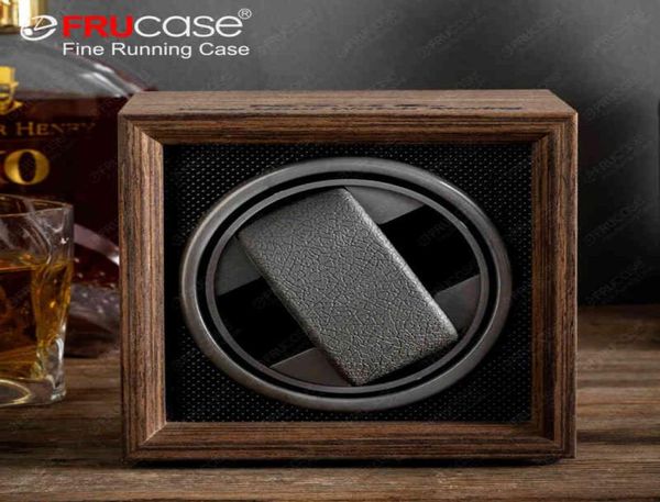 

frucase single watch winder for watches watch box automatic winder5400170, Black