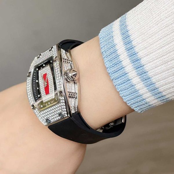 

high-quality female mechanical wrist watches women's rm007 dial automatic movement colours 2023 luxury stylish designer 66 new, Slivery;brown
