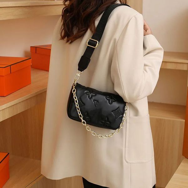 

women's mens designer purses coussin shoulder bags luxury crossbody tote classic square handbags genuine leather pm embossed two straps