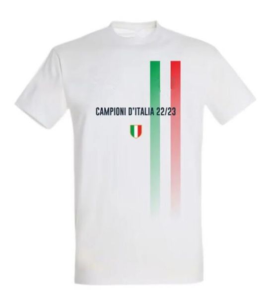

2023 napoli champions men's t-shirts personalized custom shirts, White;black