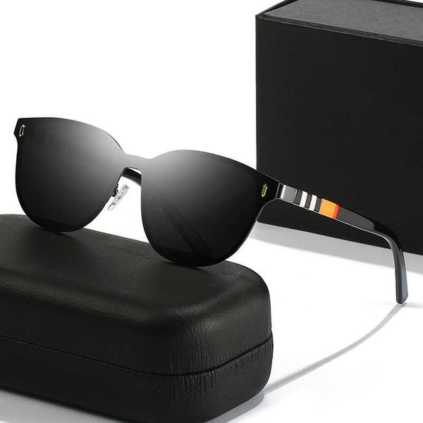 

new personalized fashion box metal polarized outdoor cycling sports uv resistant sunglasses, White;black