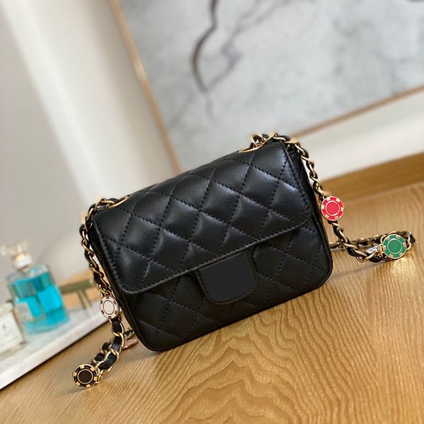 

10a fashion designer bag woman bag women shoulder bag handbag purse original box genuine leather cross body chain high grade quality as3738